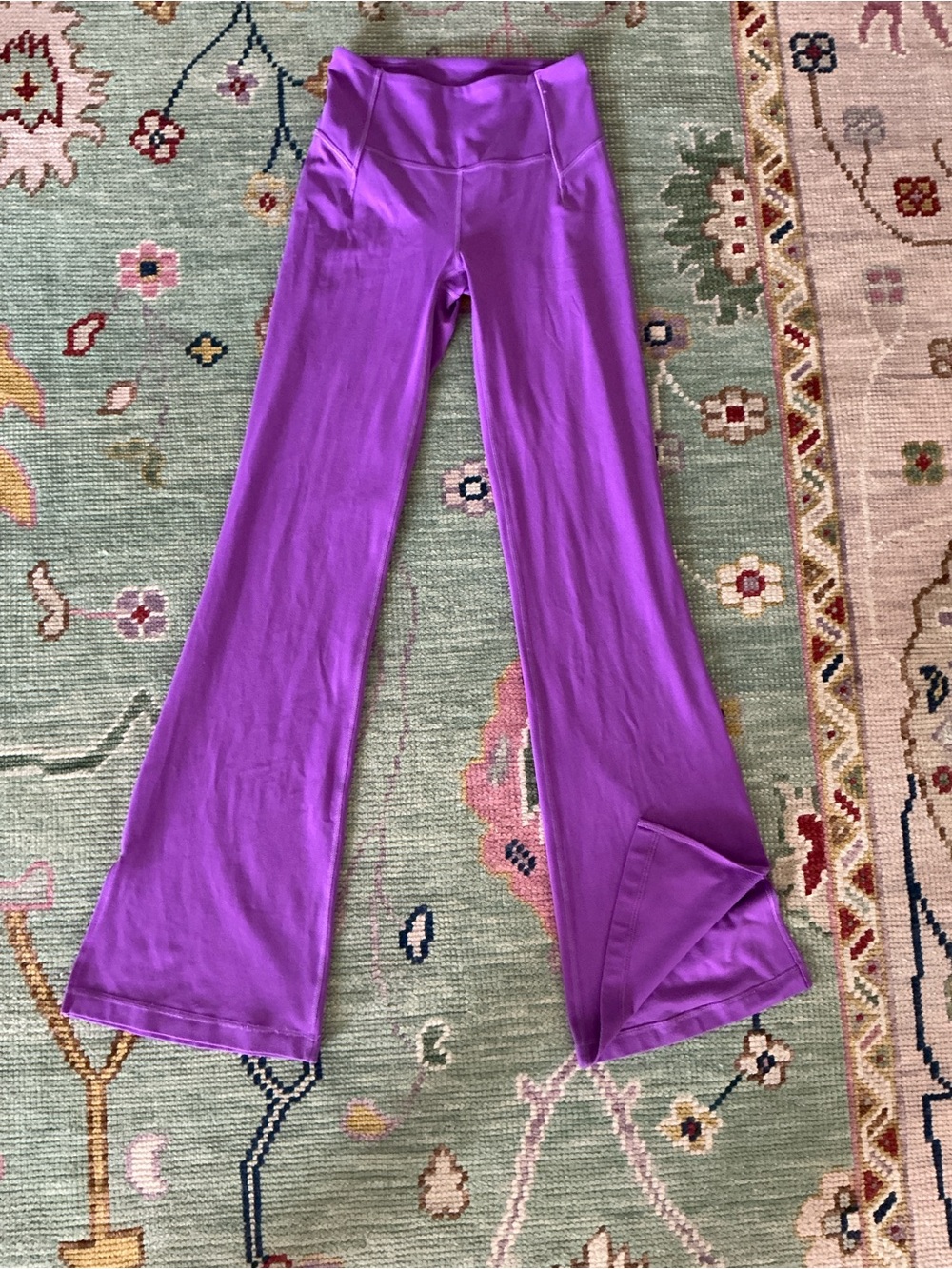 Lululemon Purple Flare Leggings Size 4 Yoga Pants